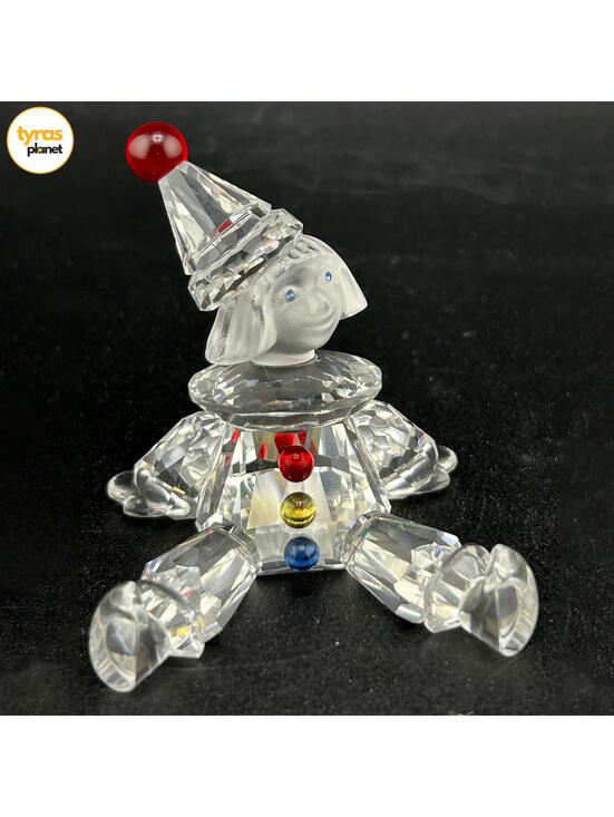 Swarovski Other - Swarovski Silver Crystal Clown Figurine